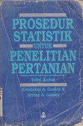 Prosedur Statistik Untuk Penelitian Pertanian (Edisi Kedua)
