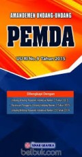 Amandemen Undang-Undang Pemda UU RI No.9 2015