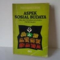 Aspek Sosial Budaya Dalam Pembangunan Pedesaan