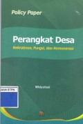 Perangkat Desa  Rekrutmen, Fungsi dan Remunerasi