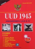 UUD 1945 Amandemen I,II,III & IV