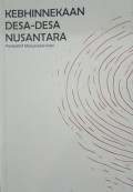 KEBHINEKAAN DESA - DESA NUSANTARA Perspektif Masyarakat Adat (Panggungharjo)
