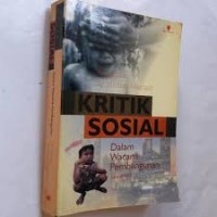 Kritik Sosial Dalam Wacana Pembangunan