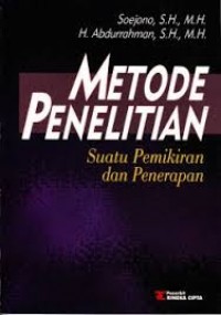 METODE PENELITIAN Suatu Pemikiran dan Penerapan