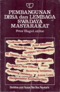 PEMBANGUNAN DESA DAN LEMBAGA SWADAYA MASYARAKAT