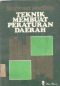 Teknik Membuat Peraturan Daerah