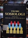 Teori SOSIOLOGI Tentang Pribadi Dalam Masyarakat