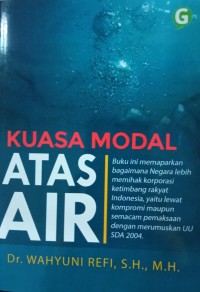 Kuasa Modal Atas Air