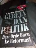 Gereja dan Politik Dari Orde Baru Ke Reformasi