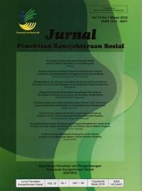 Jurnal Penelitian Kesejahteraan Sosial Vol.13 No.3 September 2014