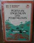 Pedesaan, Lingkungan Dan Pembangunan