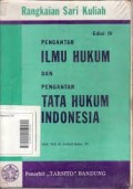 Pengantar Ilmu Hukum Dan Pengantar Tata Hukum Indonesia