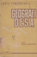 Suatu Pengantar Geografi Desa